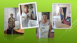 Детальніше про статтю У Петропавлівці вимушені переселенці отримали продуктові набори