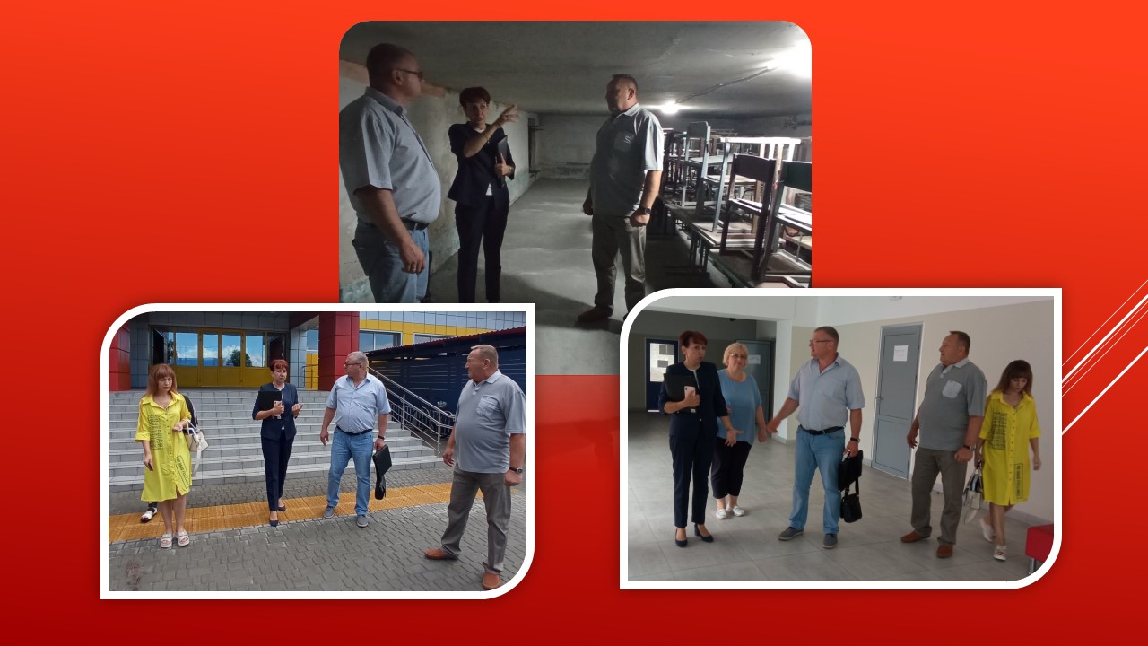 Ви зараз переглядаєте Захисну споруду Петропавлівського ліцею №2 проінспектував начальник відділу оборонної роботи