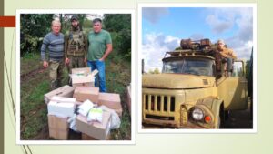 Детальніше про статтю Автомобіль ЗІЛ, продукти та необхідні речі наші краяни передали захисникам на передову