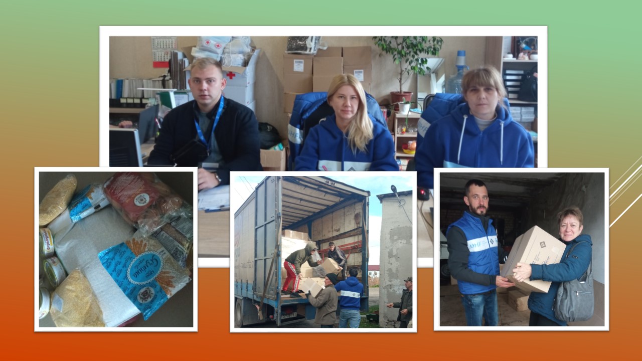 Детальніше про статтю Жителі Петропавлівської громади зі статусом ВПО отримали продуктові набори