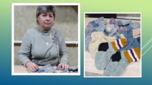 Детальніше про статтю Галина Сєрова: Власноруч зв’язані шкарпетки – це моя вдячність захисникам