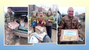 Детальніше про статтю Одяг, домашні страви та автівки захисникам від волонтерів нашого краю