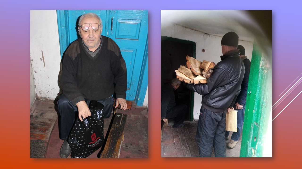 Детальніше про статтю Дрова і продуктовий набір для ліквідатора аварії на ЧАЕС