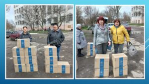 Детальніше про статтю Жителі громади зі статусом ВПО отримали гуманітарну допомогу