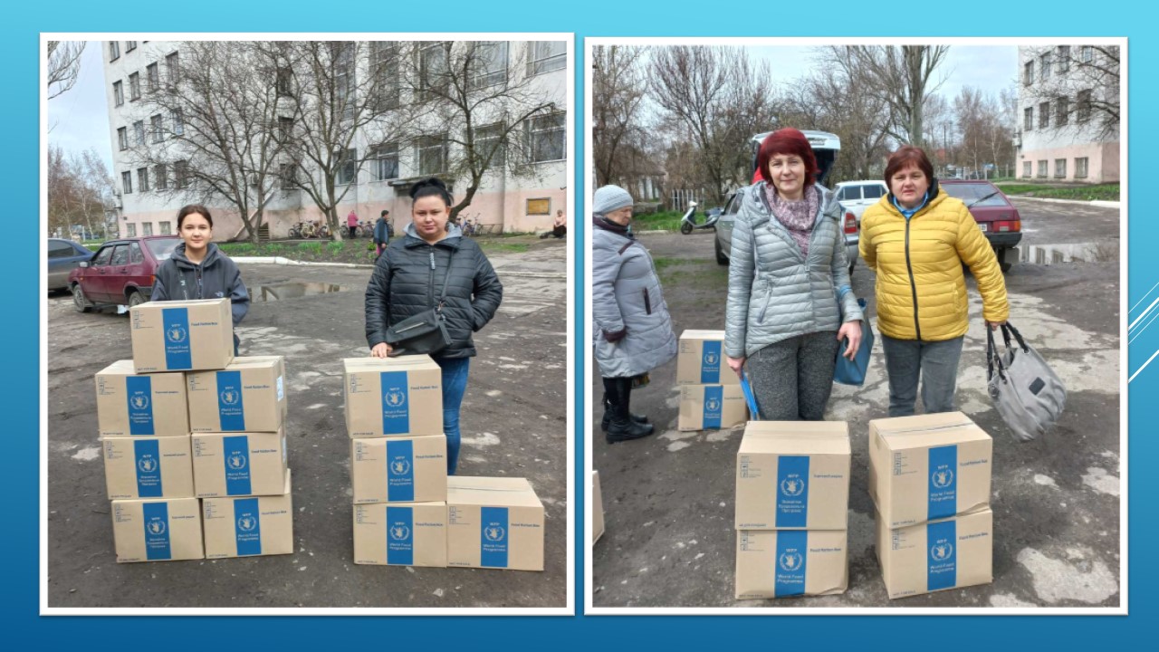 Ви зараз переглядаєте Жителі громади зі статусом ВПО отримали гуманітарну допомогу