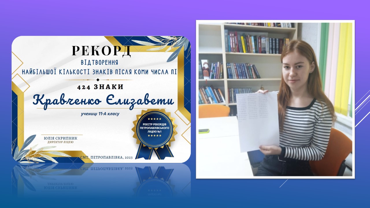 Детальніше про статтю Єлизавета Кравченко встановила новий математичний рекорд та отримала грошову премію