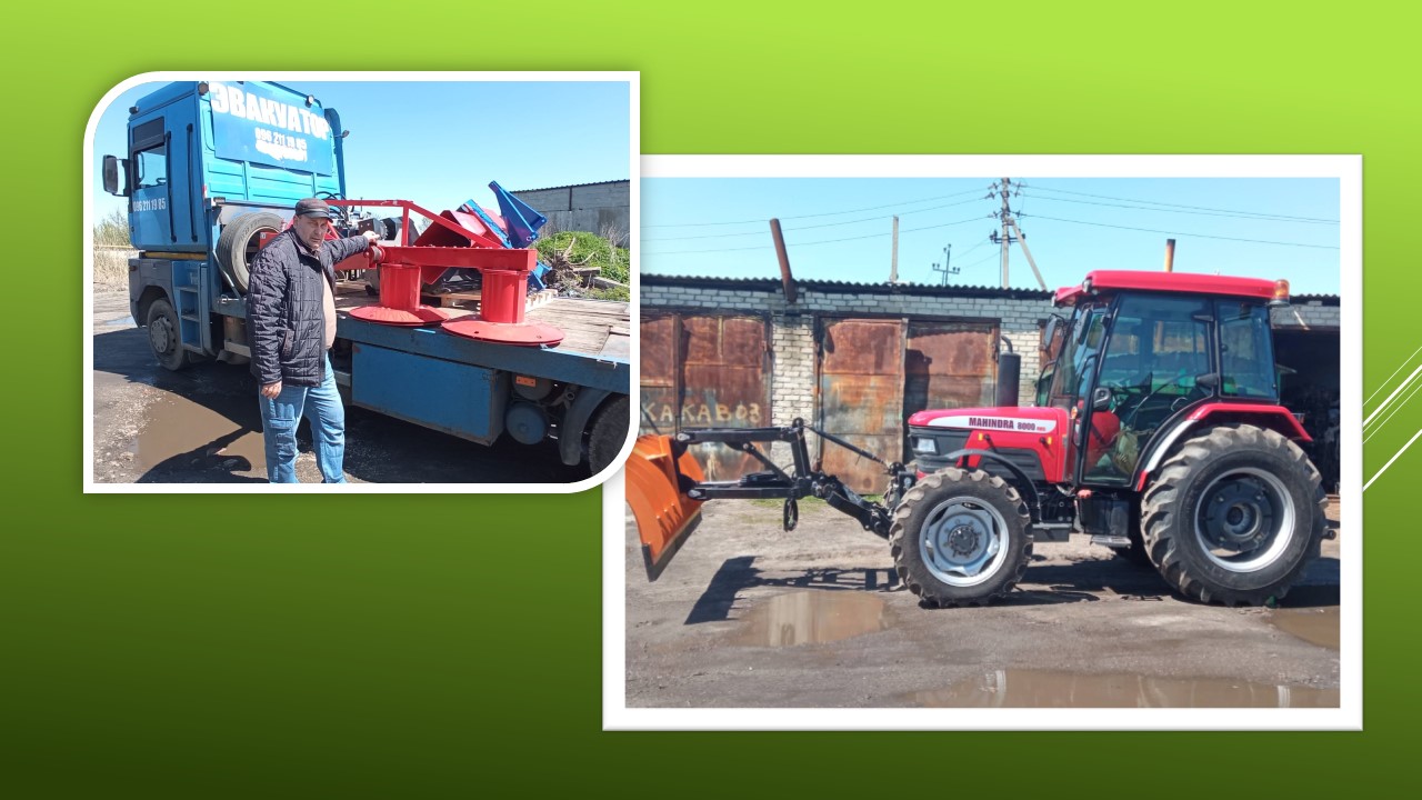 Детальніше про статтю Для благоустрою території Петропавлівської громади придбали новий трактор