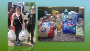 Детальніше про статтю Родини учнів ліцею №2 отримали гуманітарну допомогу від благодійників