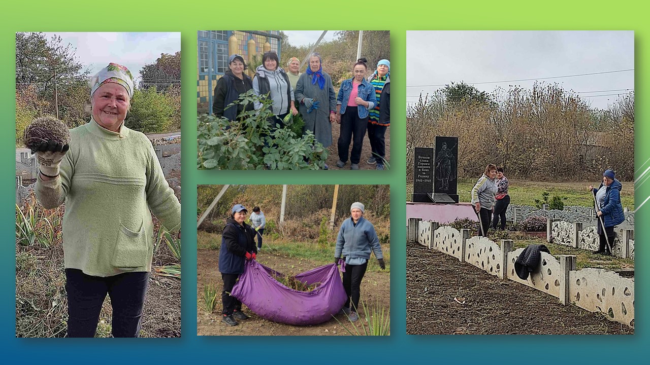 Детальніше про статтю Жителі села Лозове вийшли на осінню толоку