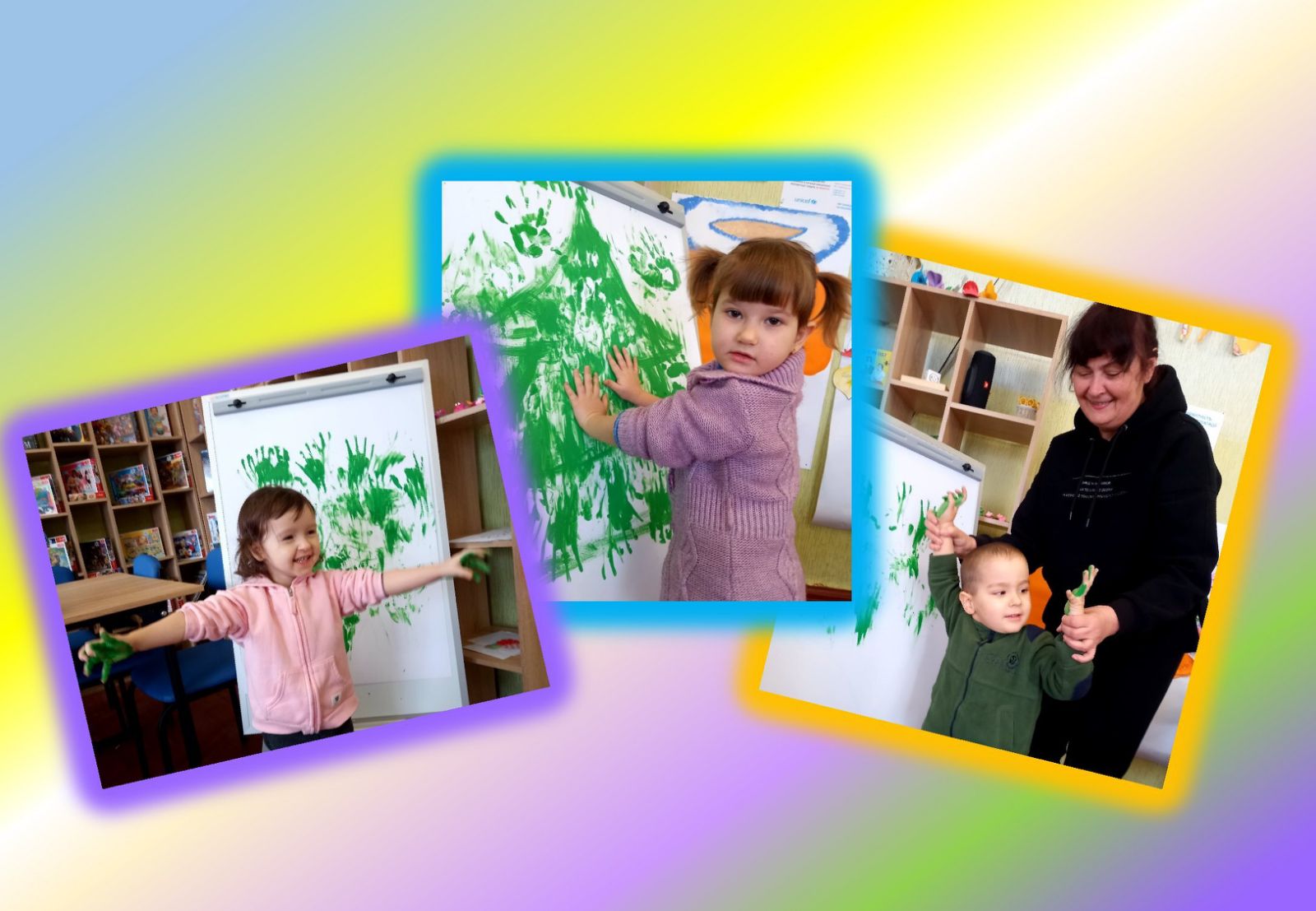 Ви зараз переглядаєте Заняття з арт-терапії провели в Петропавлівці: діти і батьки створювали чарівну ялинку